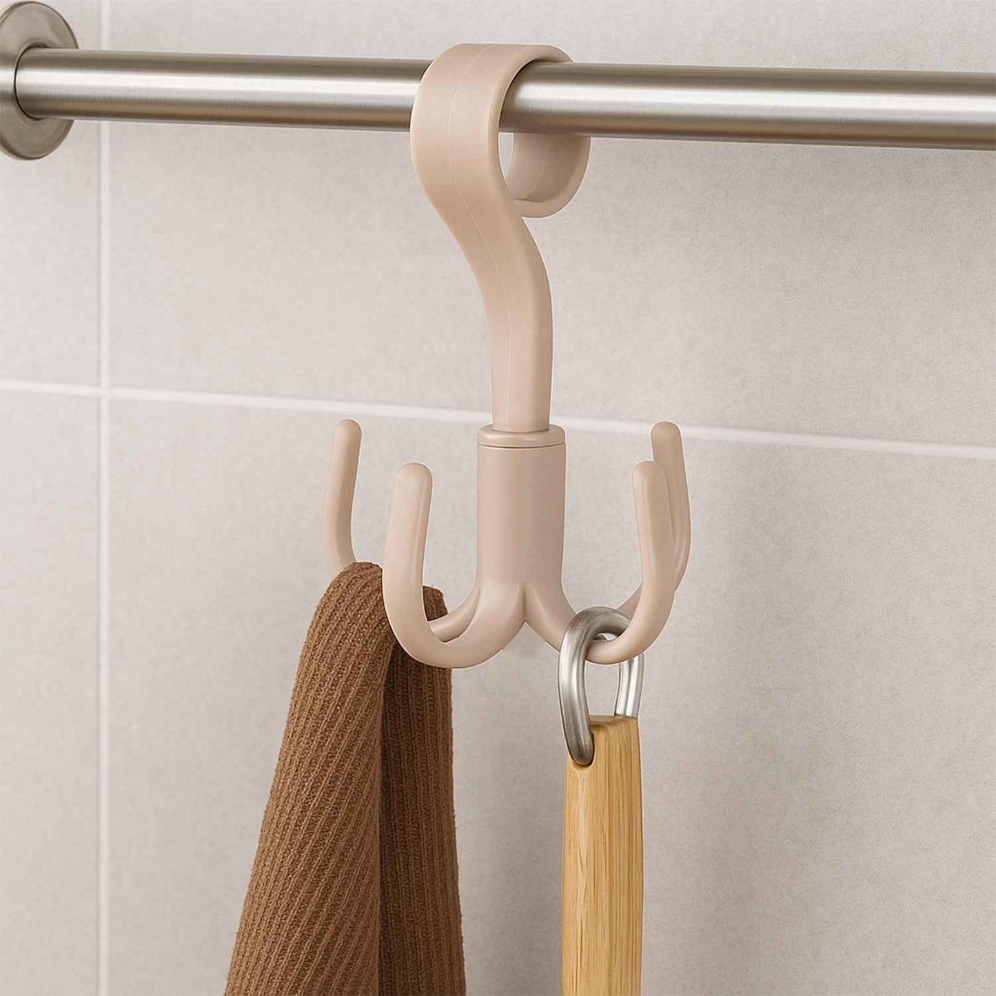 360 Rotating Multipurpose Hook Hanger (1 Pc)