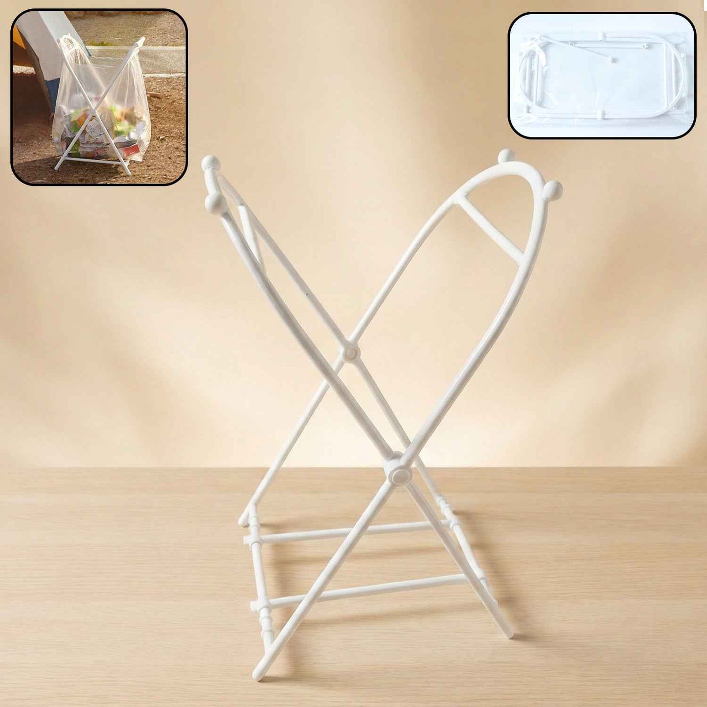 Foldable Garbage Bag Holder Stand (1 Pc)