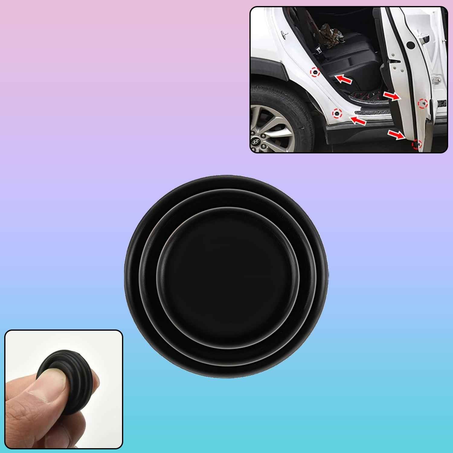 Rubber Car Door Shock Absorber Car Door Protection Sticker (1 Pc)