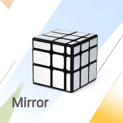 Mirror Cube  3x3 Puzzle Cube With Reflective Silver Surfaces