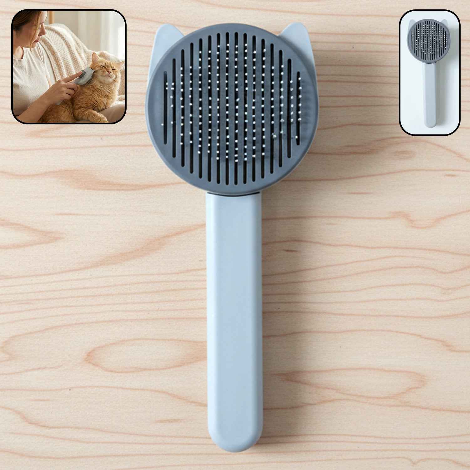 Soft Pet Hair Removal Needle Comb (1 Pc)
