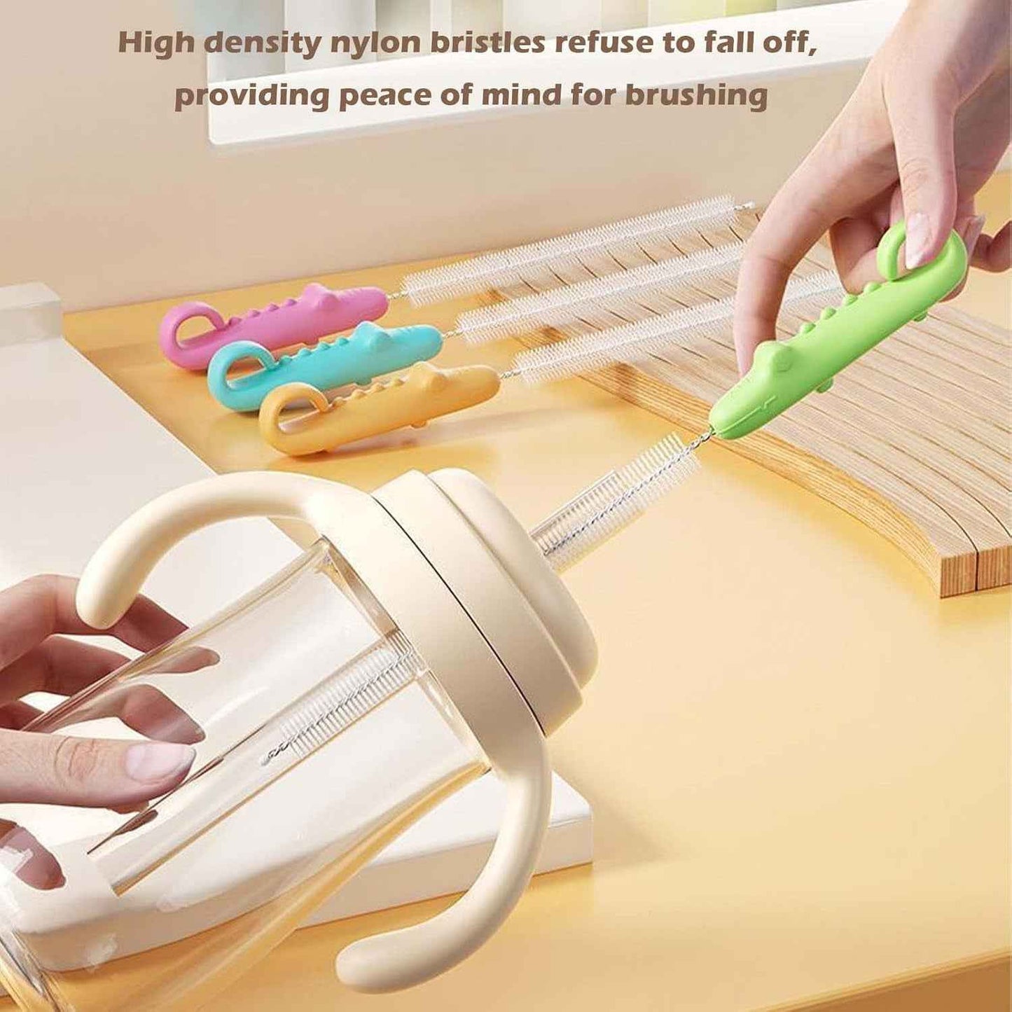 Bottle Spout Cleaning Brush With Ergonomic Handle (1 Pc 22 Cm Long) - BeSh Deals®
