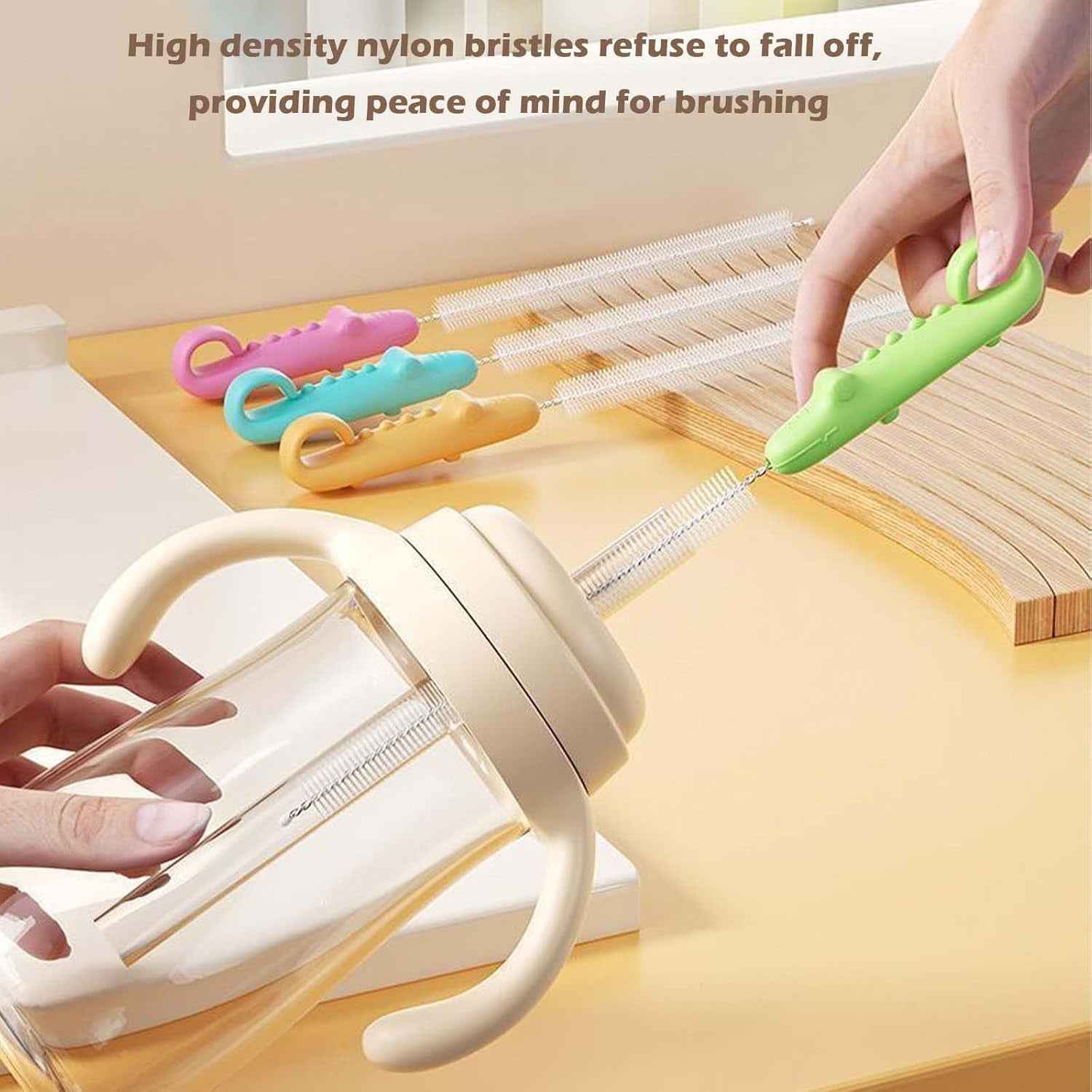 Bottle Spout Cleaning Brush With Ergonomic Handle (1 Pc 22 Cm Long) - BeSh Deals®
