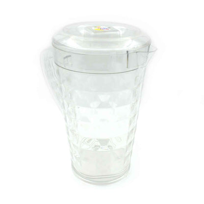 3692  Mocktail Pet Jug  Plastic Jug With Lid Drinking Beverage Jag Transparent Tableware  Reusable Bpa Free Plastic Water Jug For Home Use Perfect For Home Restaurants