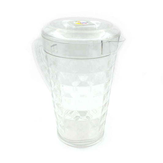 3692  Mocktail Pet Jug  Plastic Jug With Lid Drinking Beverage Jag Transparent Tableware  Reusable Bpa Free Plastic Water Jug For Home Use Perfect For Home Restaurants