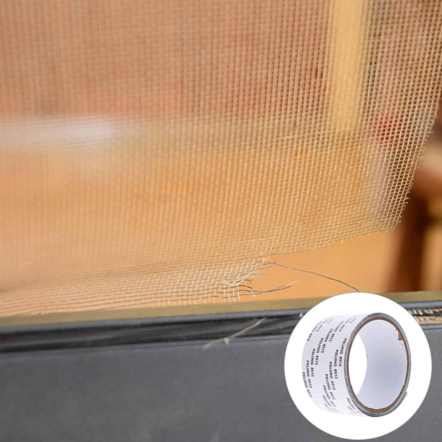 Self-adhesive Mosquito Net Repair Tape  2m X 5cm Roll  1 Pc