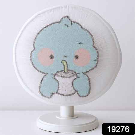 Cute Cartoon Character Fabric Mesh Fan Cover (1 Pc  Mix Design)