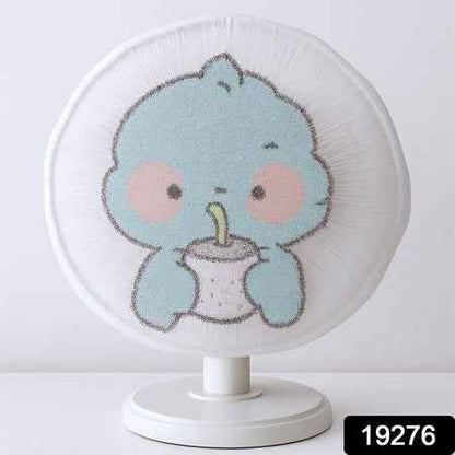 Cute Cartoon Character Fabric Mesh Fan Cover (1 Pc  Mix Design)