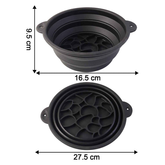 Portable Foldable Silicone Ice Bath Bowl (1 Pc)
