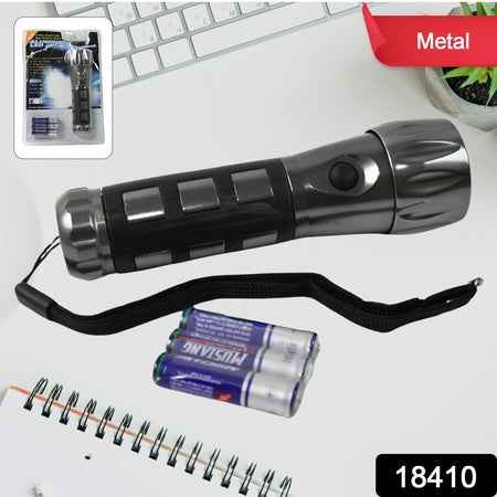 Aluminium Ledxenon Rubber Grip Handtourch (31.5v Aaa Batteries  Not Included)