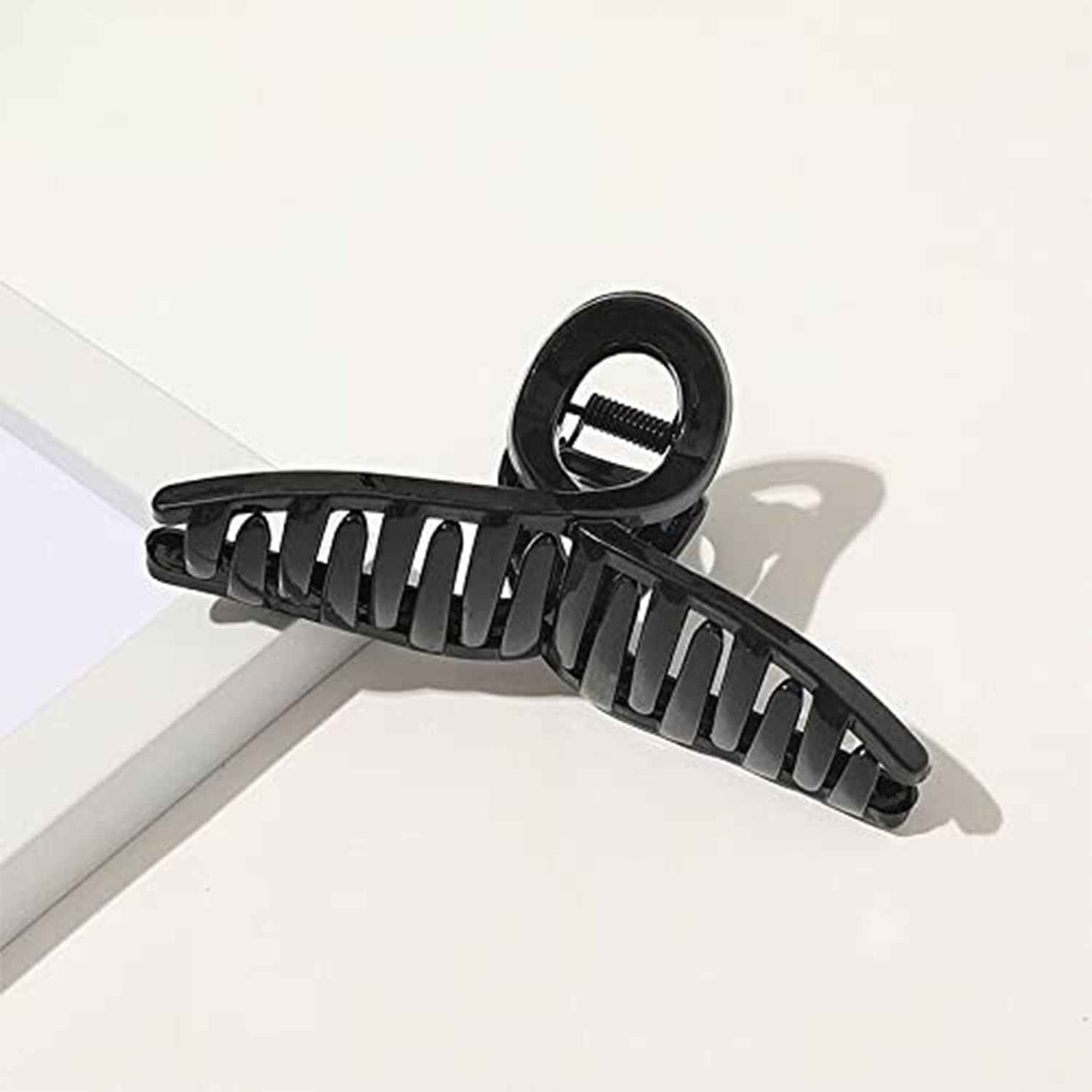 Plastic Hair Claw Clips Strong Clips (1 Pc  Mix Design  Color)