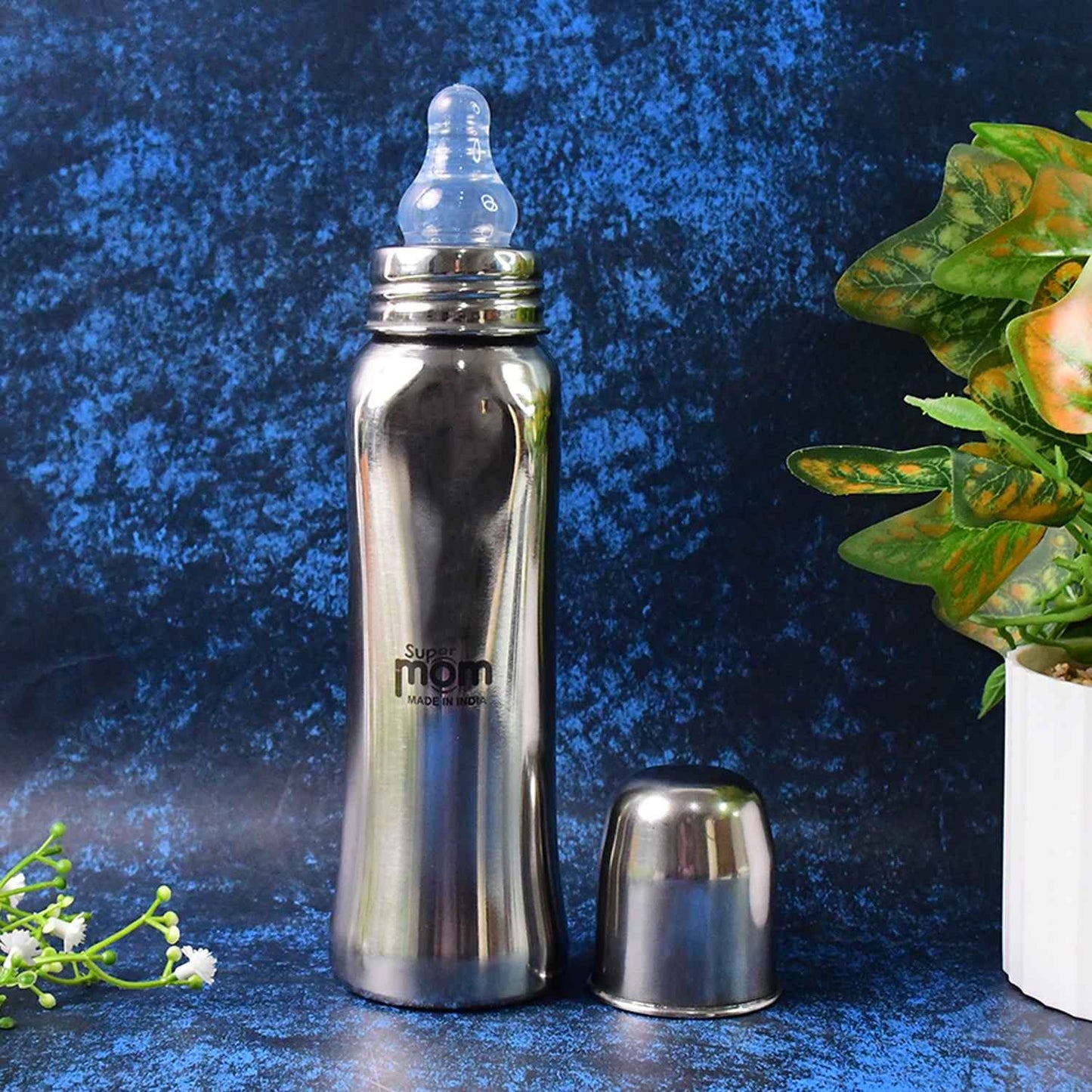 Supermom Lion Stainless Steel Feeding Bottle  250ml