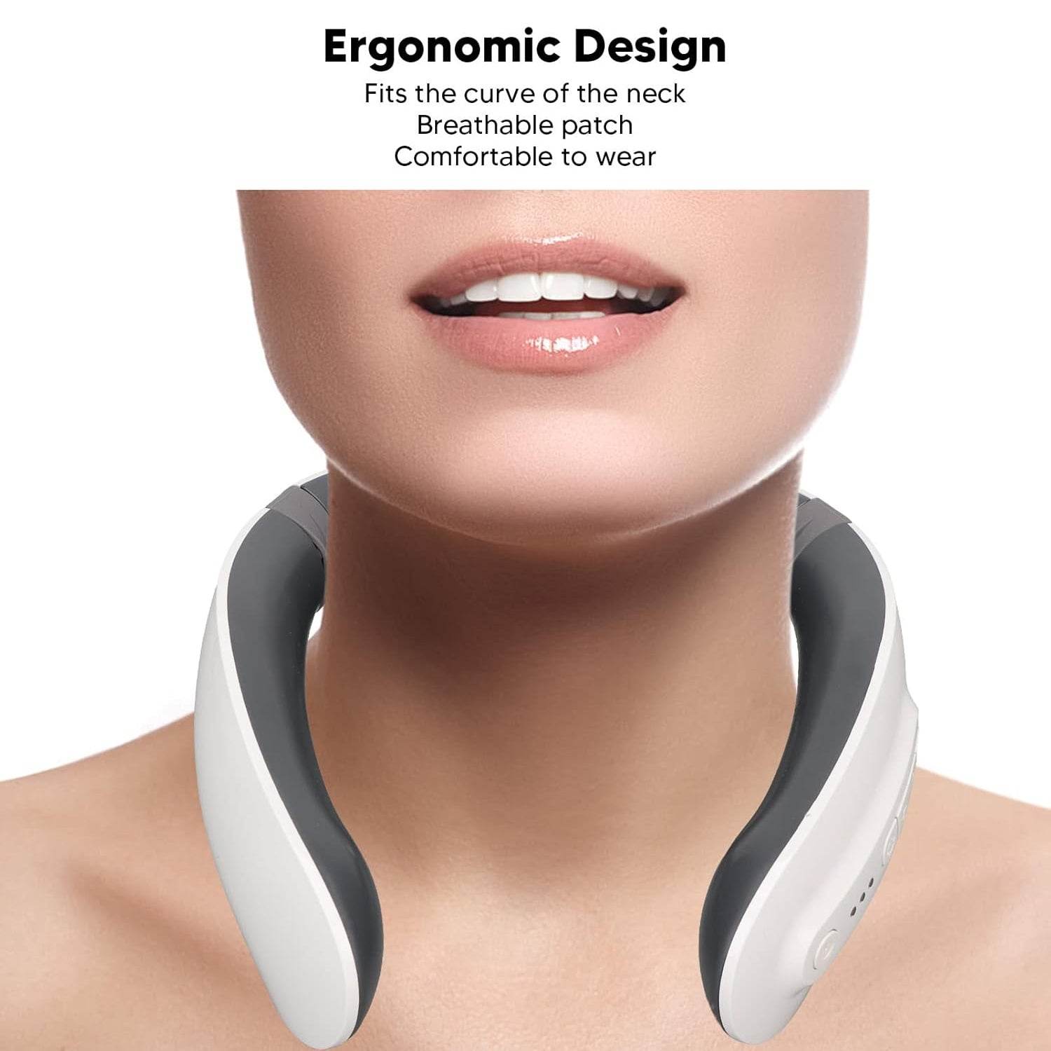 4 Heads Smart Electric Neck And Back Pulse Massager (1 Pc) - Best Deals at BeSh Deals®