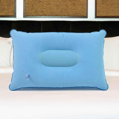 Comfortable Inflating Travel Pillow (3421 Cm  1 Pc  Mix Color)