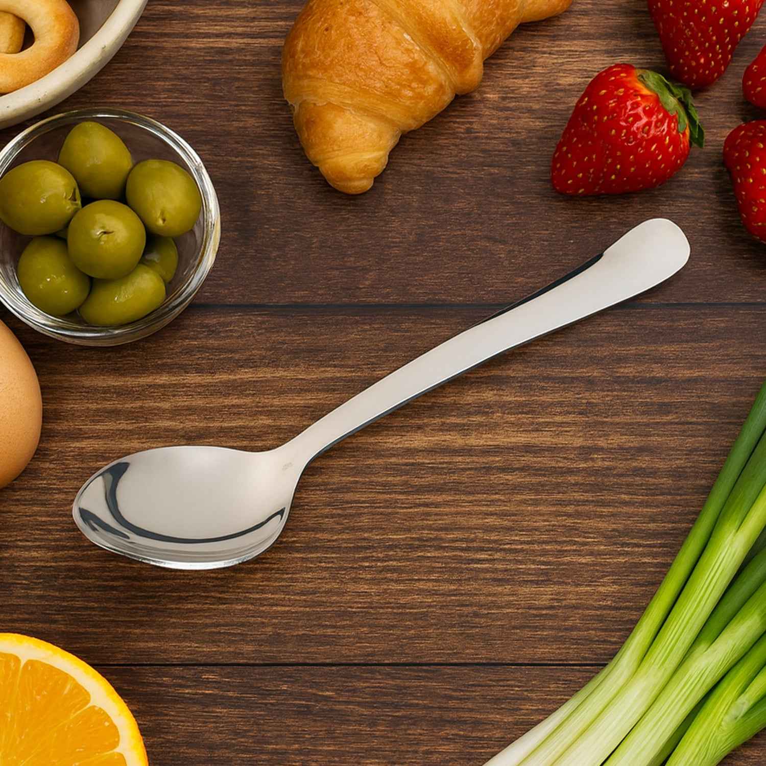 Stainless Steel Dining Spoon   Baby Spoon - (1 Pc)