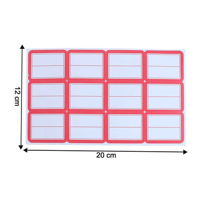 10 Sheets Self-adhesive Label Stickers