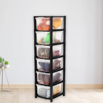 6-layer Modular Plastic Drawer Storage Cabinet - Best Deals at BeSh Deals®