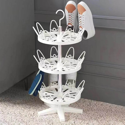 Rotating Shoe Rack 3 Layer 3 Tier Rotating Shoe Rack (1 Pc) - Best Deals at BeSh Deals®