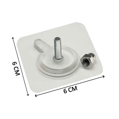9017 Adhesive Screw Wall Hook Used In All Kinds Of Places Including Household And Offices For Hanging And Holding Stuffs Etc.