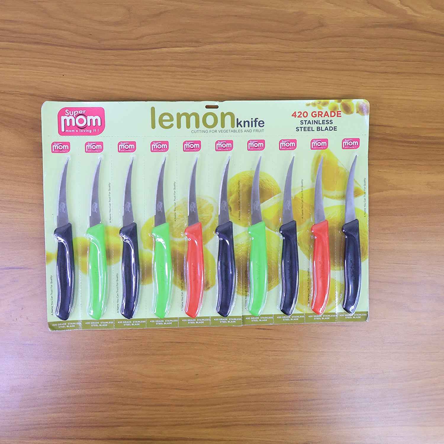 Supermom Stainless Steel Lemon Knife (10 Pc  Set)