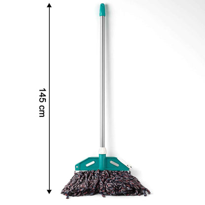 Premium Cotton Yarn Floor Cleaning Mop With Long Handle (1 Pc)