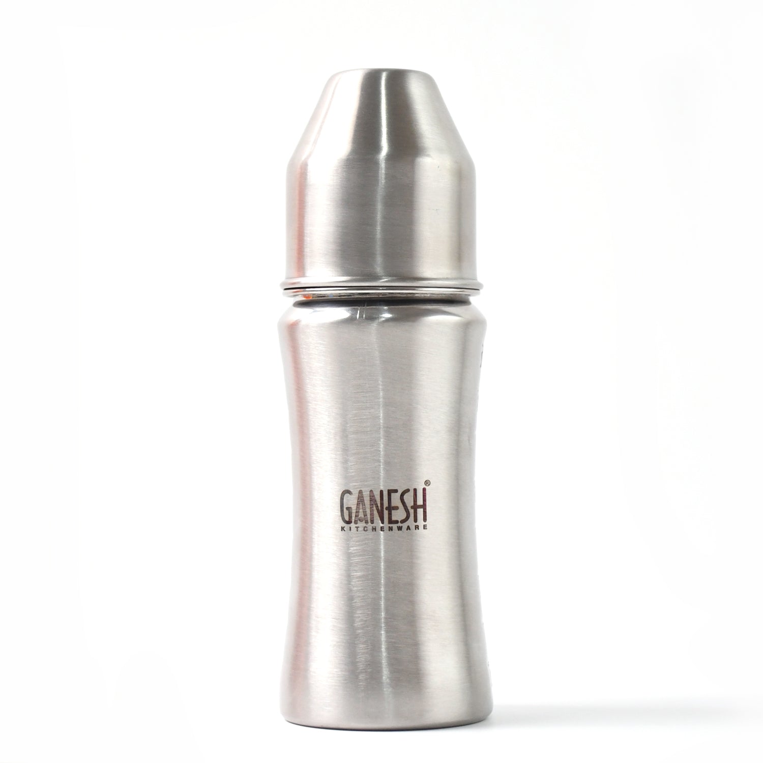 8173 Ganesh Stainless Steel Baby Feeding Bottle Milk Bottle For New Born  Infants  Toddler Up To 3 Years Bfa Free (250 Ml Approx)