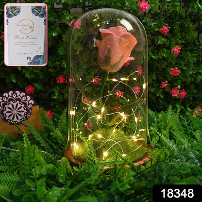 Glass Flower With Led Light Great Gift (1 Set) - by BeSh Deals® - Best Deals at BeSh Deals®