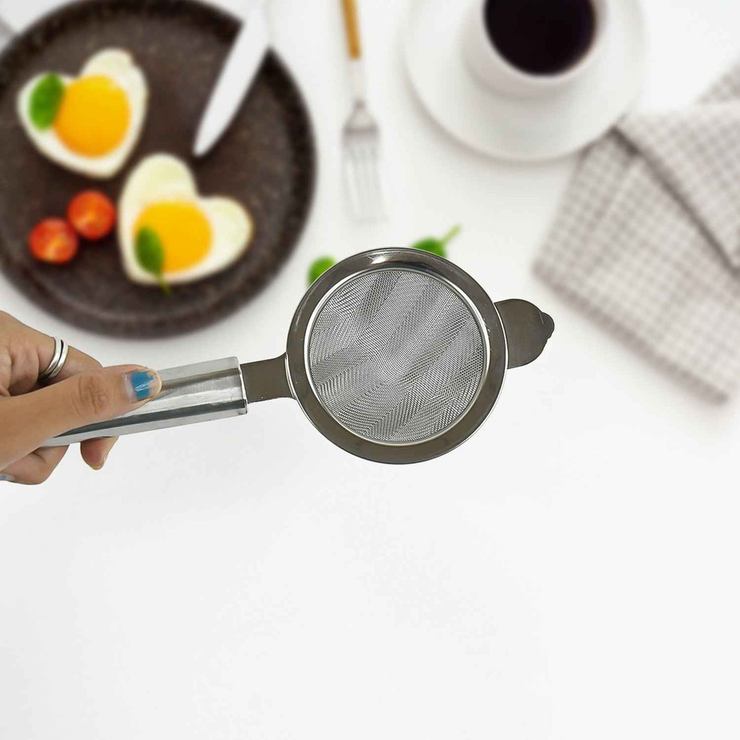 Apex Premium Conical Tea Strainer With Pipe Handle