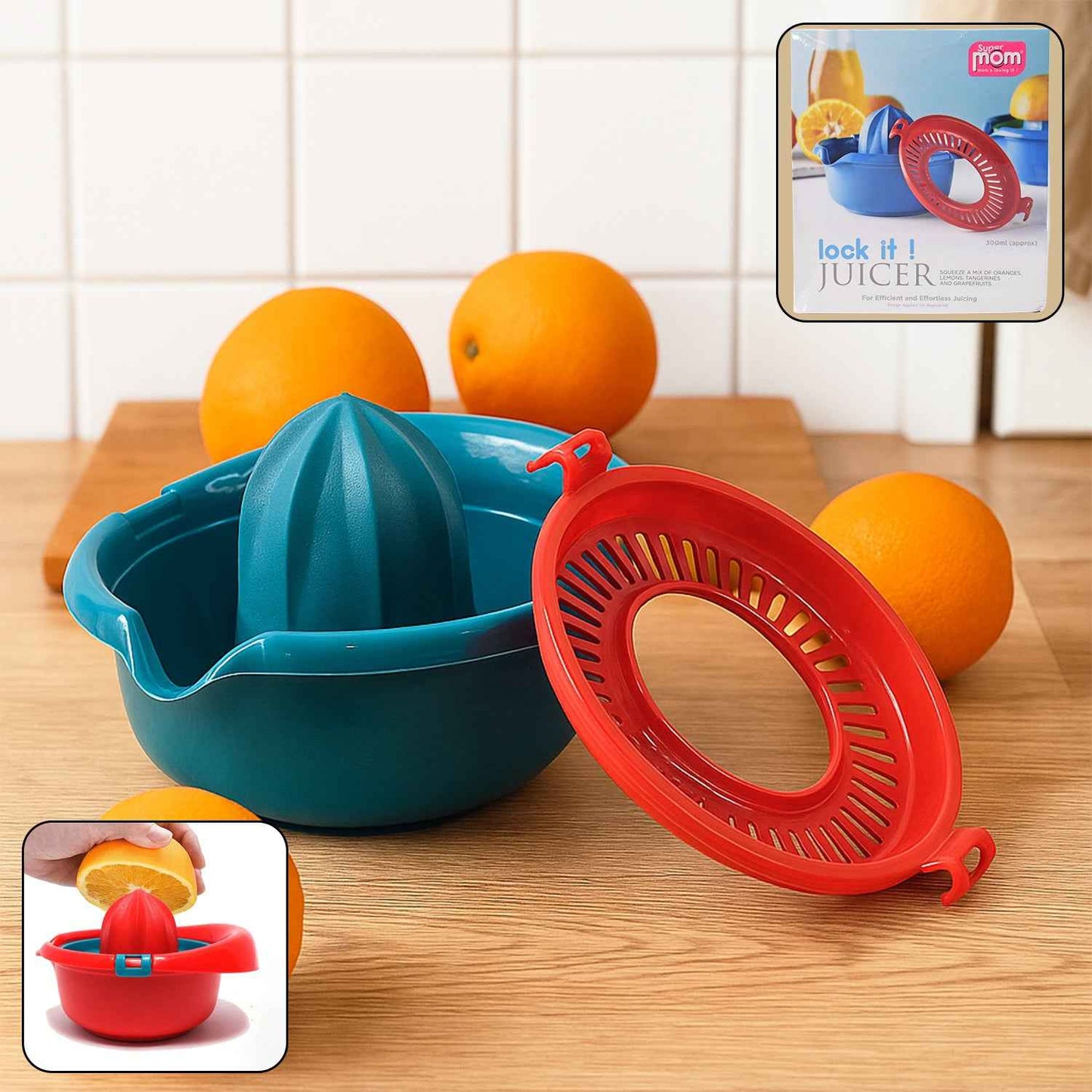 Supermom Premium Manual Hand Press Citrus Juicer (1 Pc) - BeSh Deals®