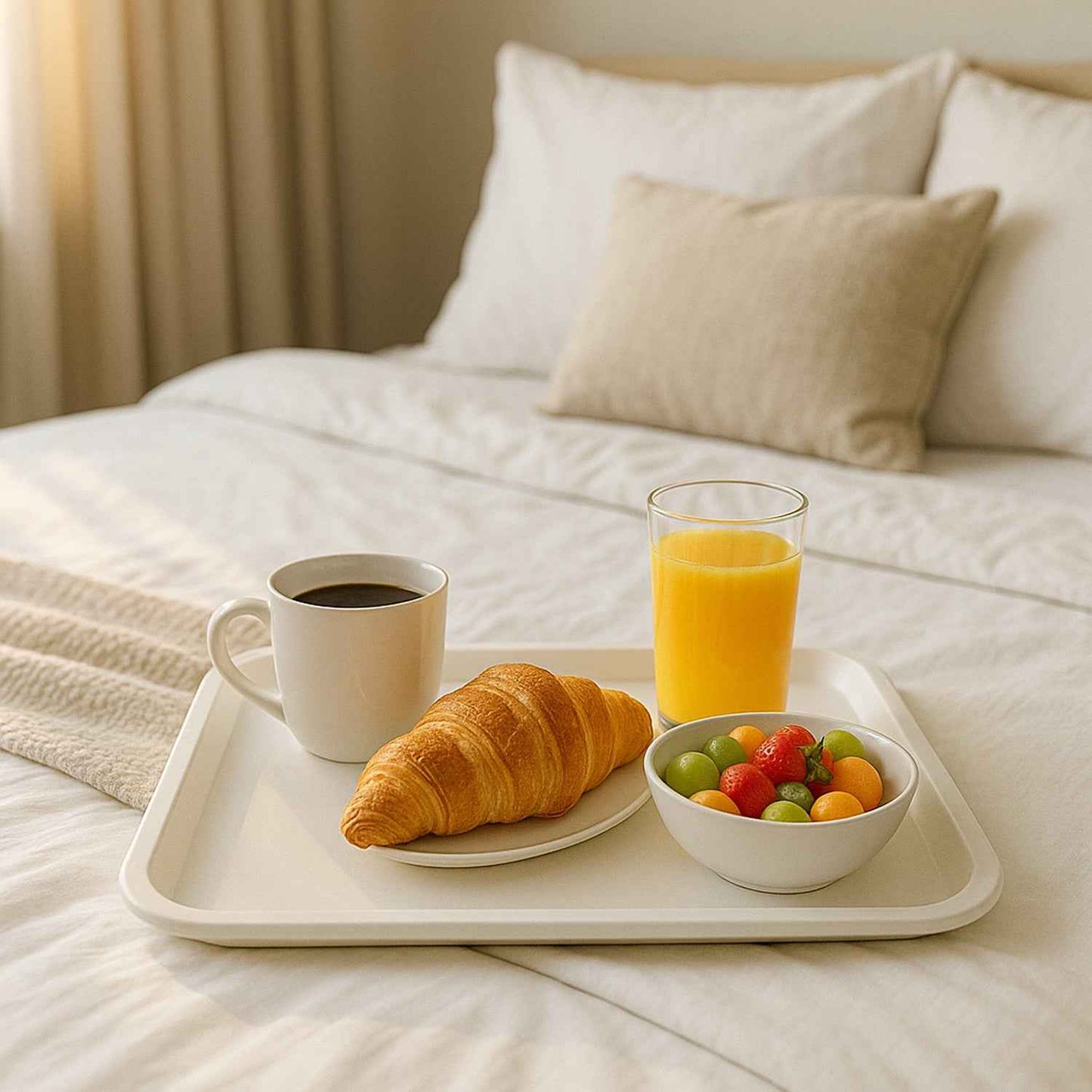 Plastic Serving Tray  Plate  40  30 Cm (1 Pc)