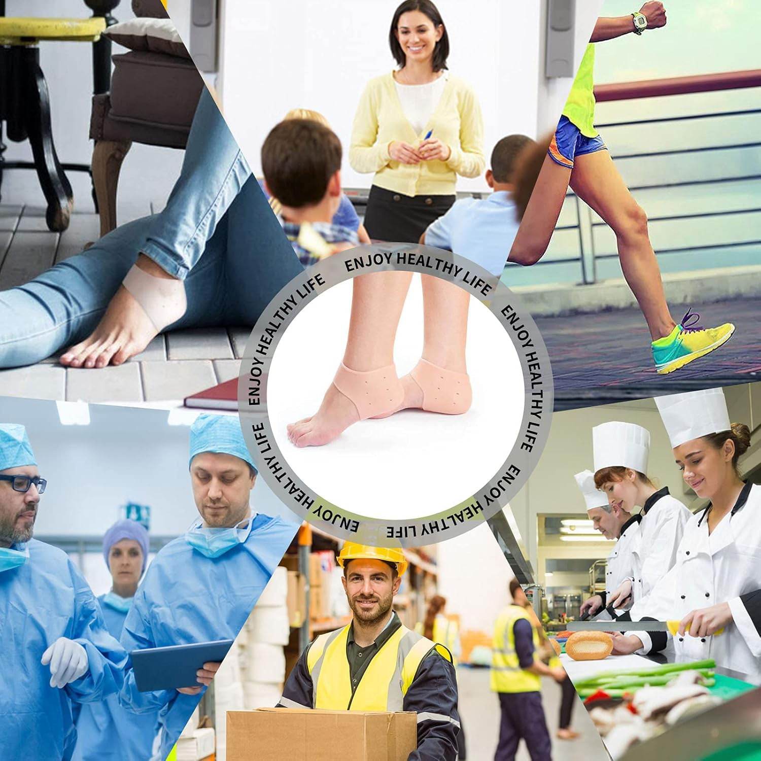 Kid Silicone Heel Protectors (1 Pair) - Best Deals at BeSh Deals®