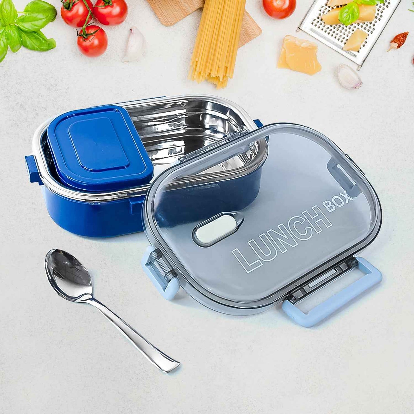 Home Chef Premium Airtight Steel Lunch Box