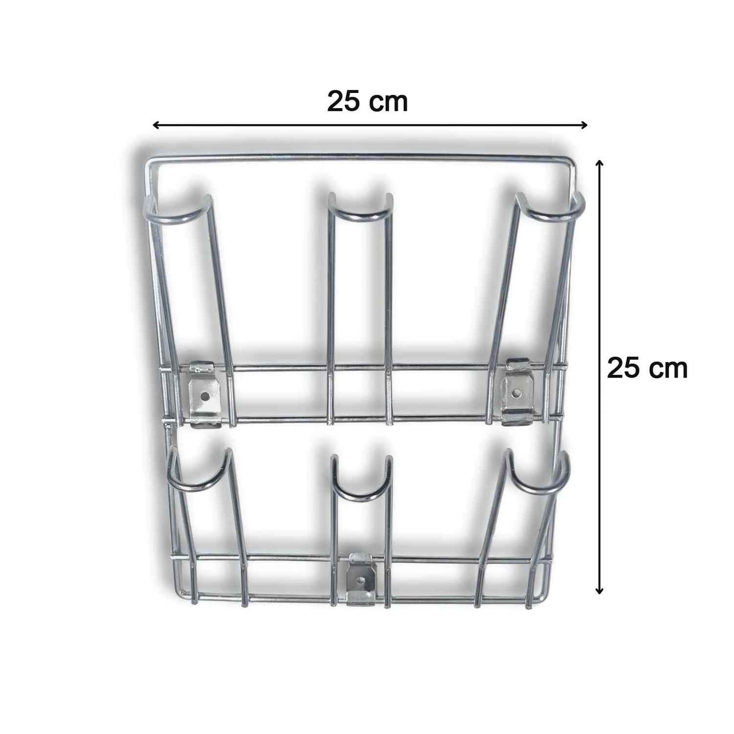 Wall-mounted Stainless-steel Cup  Mug Holder Rack (25 X 25 Cm 1 Pc)