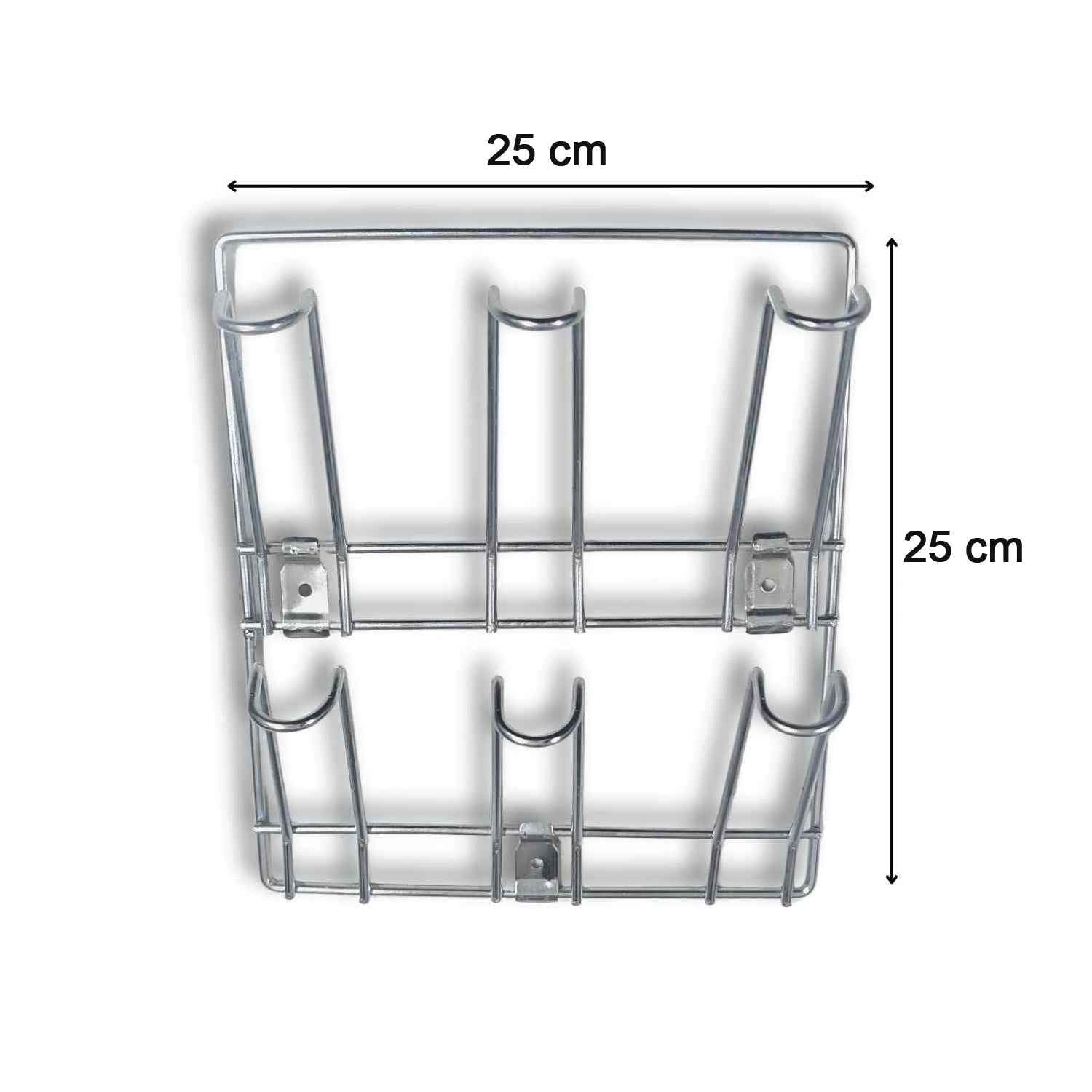 Wall-mounted Stainless-steel Cup  Mug Holder Rack (25 X 25 Cm 1 Pc)