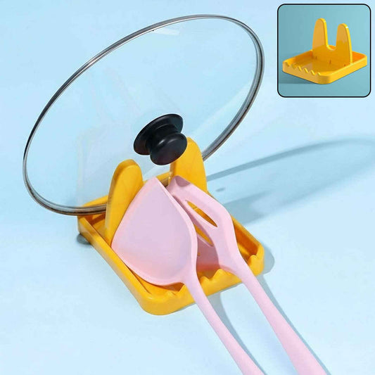 Multipurpose Kitchen Lid  Spoon Holder Stand (1 Pc)