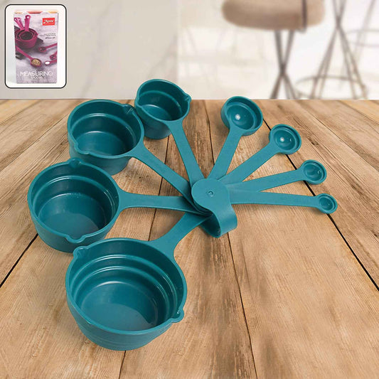 Apex 8 Piece Measuring Spoons And Cups Set - BeSh Deals®