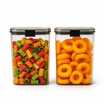 1200 Ml Airtight Lock  Lock Food Storage Container Set  2 Piece