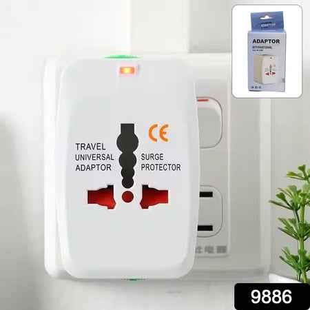 Universal Travel Adapter With Dual Usb Charger Ports - International Multipurpose
