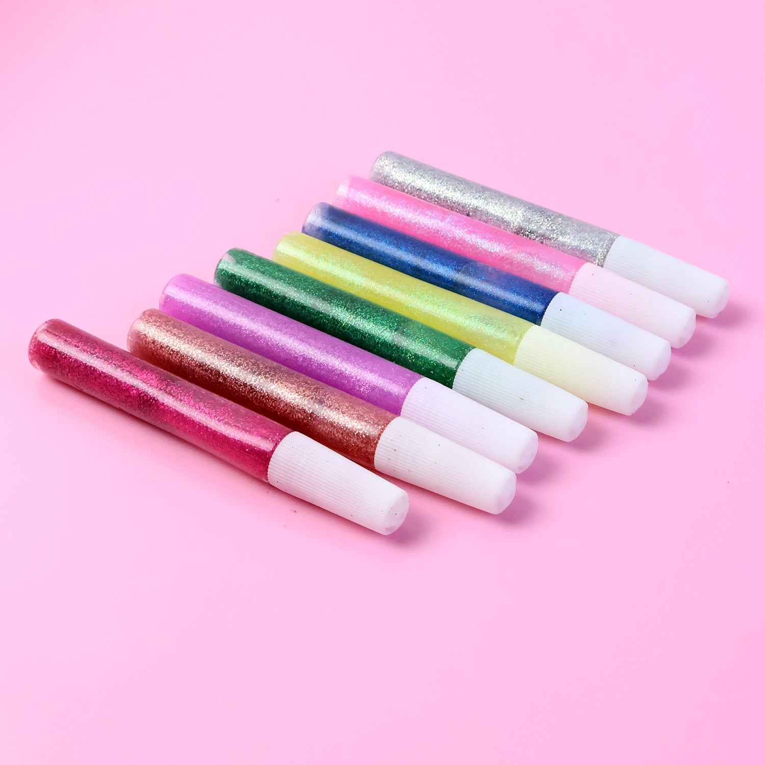 Diy Multi-color Glitter Craft Glue Pen Set (10ml  8 Pc)