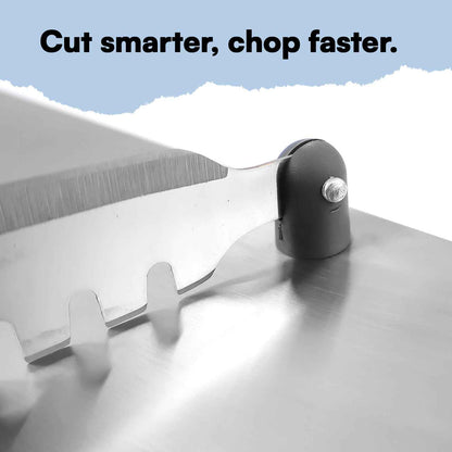 Supermom Stainless Steel Multifunctional Cut  Chop Vegetable Slicer Tool (1 Pc)