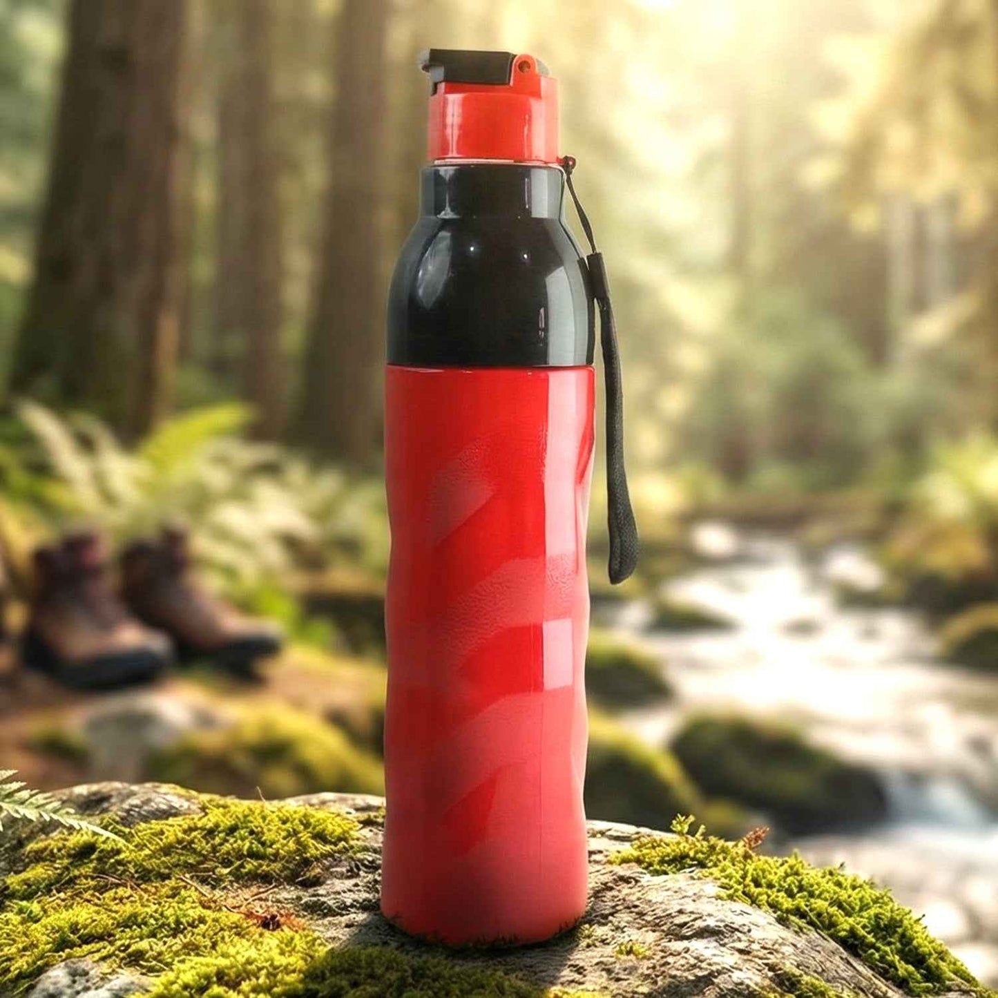 Plastic 1000 Ml Approx Sports Water Bottle (1 Pc) - BeSh Deals®