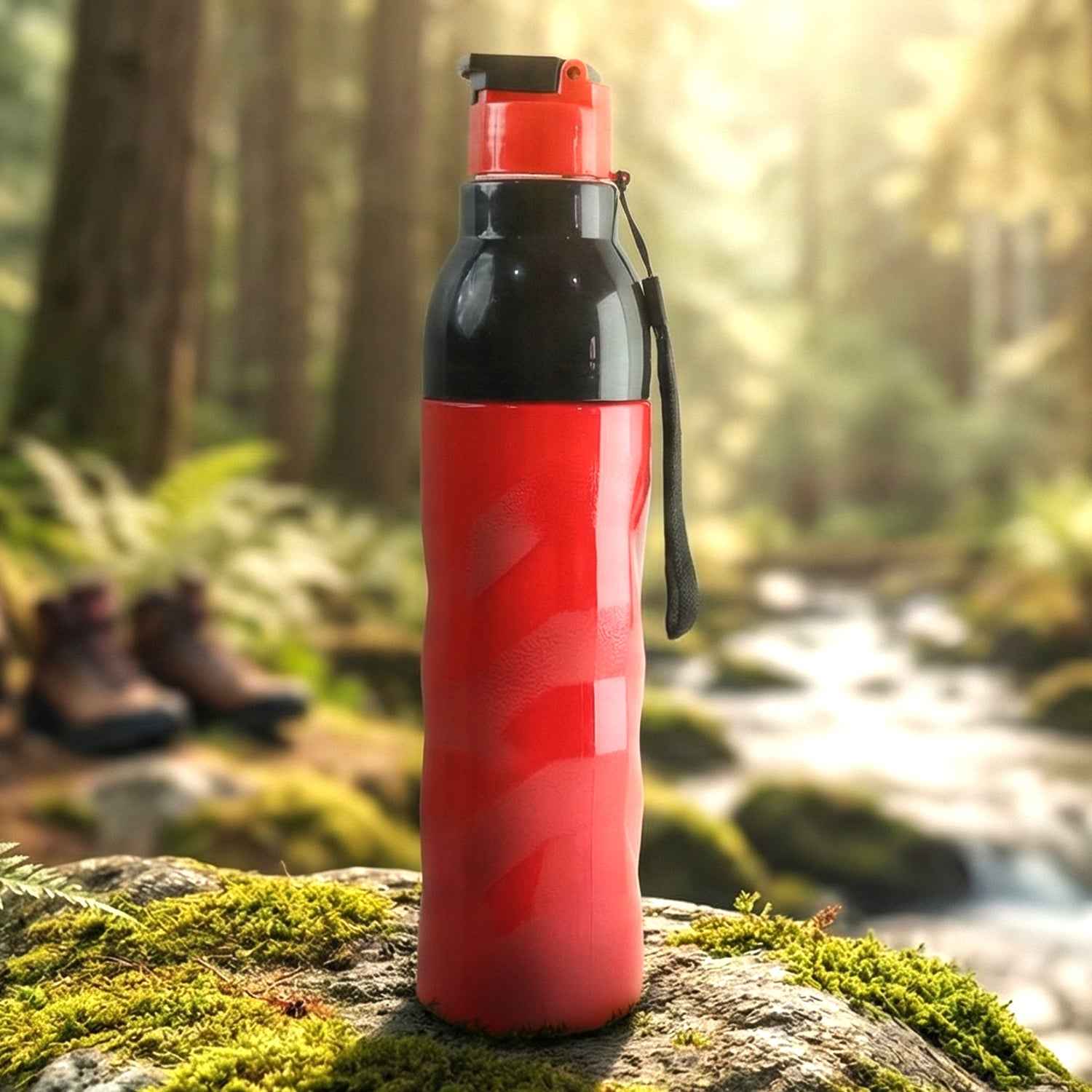 Plastic 1000 Ml Approx Sports Water Bottle (1 Pc) - BeSh Deals®