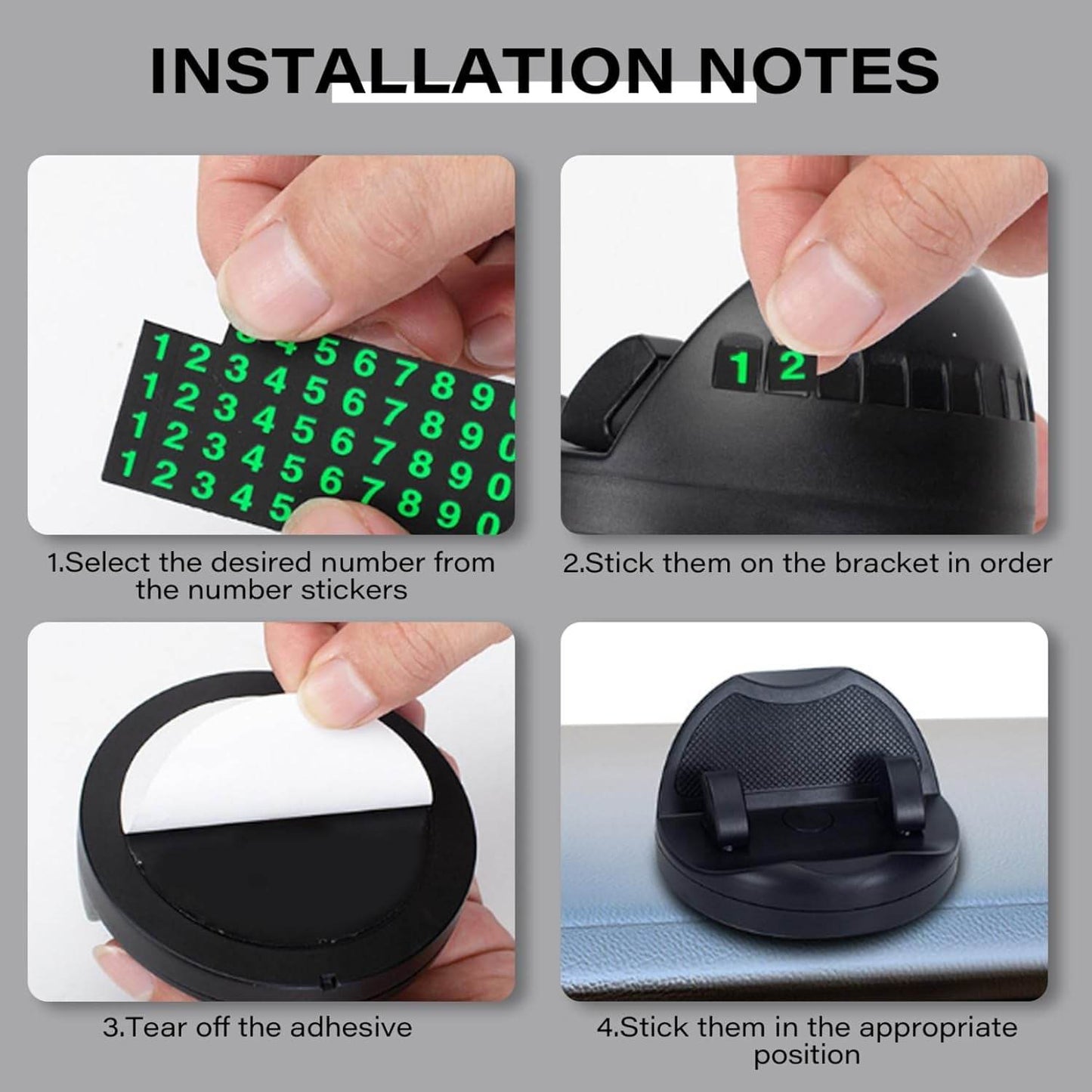 2 In 1 Car Anti-slip Mat Phone Holder Non Slip Sticky Phone Mount Holder (1 Set) - Best Deals at BeSh Deals®