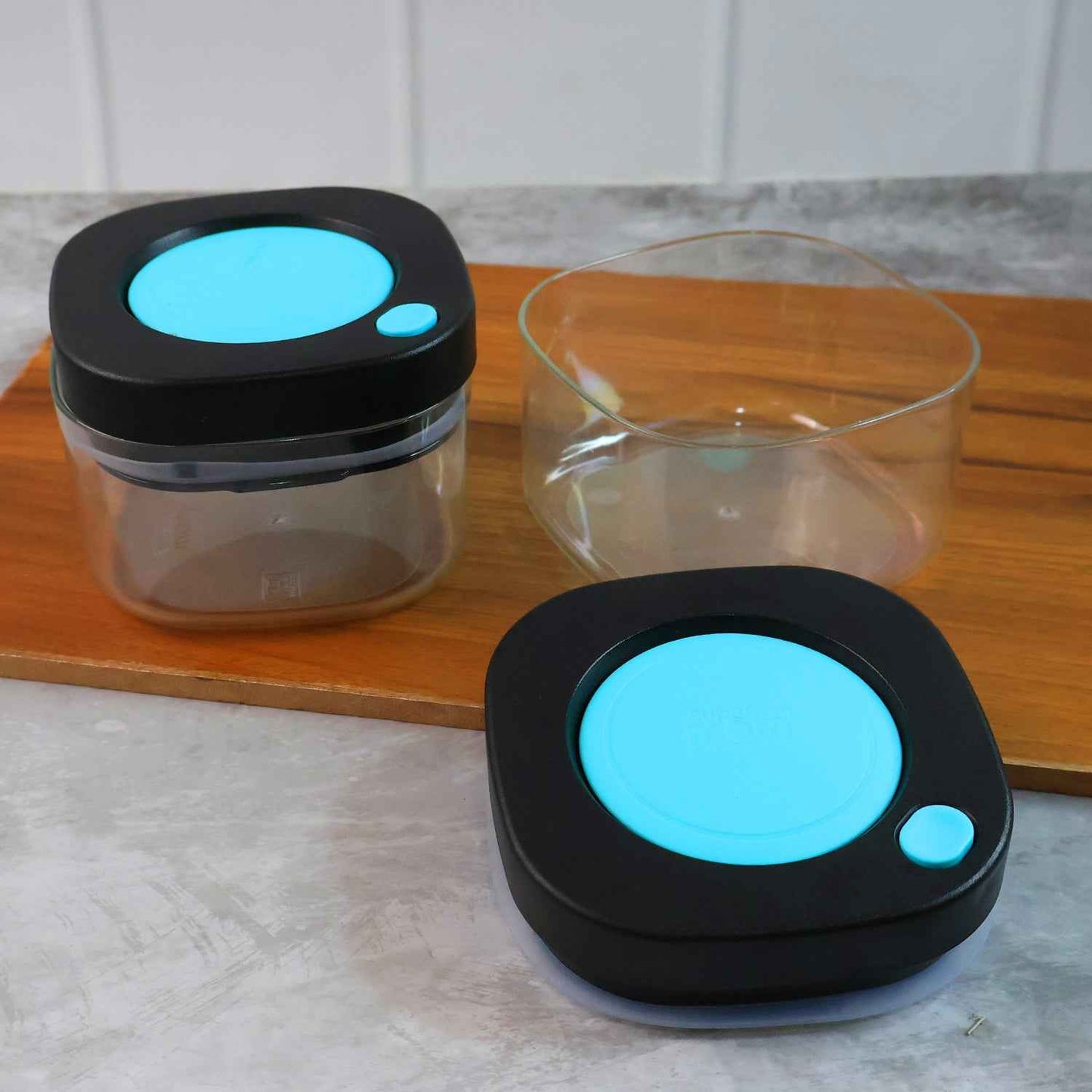 Supermom Airtight Kitchen Storage Containers  (2 Pc Set  500 Ml)