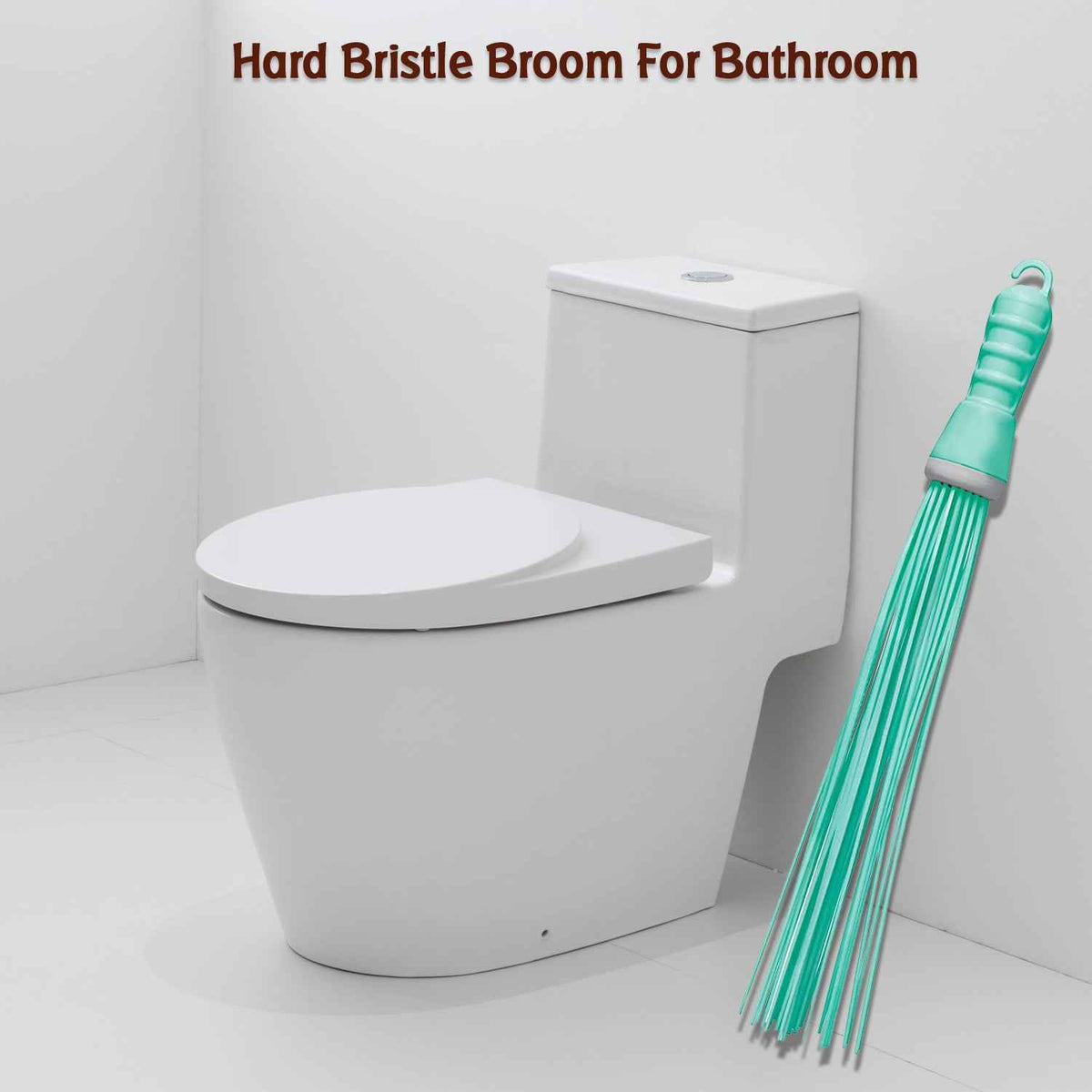 Plastic Hard Bristle Broom For Bathroom Floor Cleaning And Scrubbing Wet And Dry Floor Cleaning - BeSh Deals