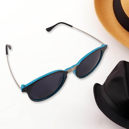 Sky Blue Uv Protected Round Sunglasses Classic Sunglasses For Men  Women Lightweight - Best Deals at BeSh Deals®