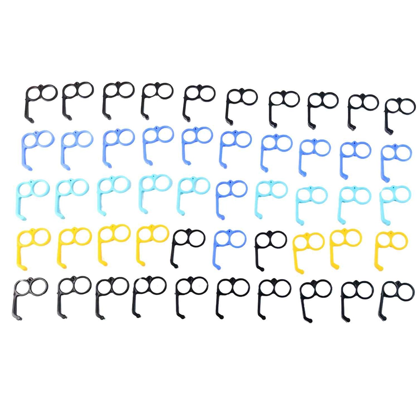 Plastic Hand Mobile Stand (Mix Color  50 Pc)