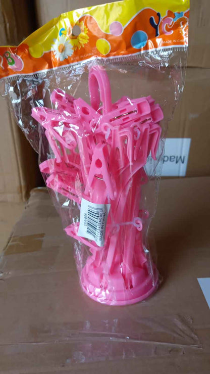 7045 Plastic Foldable Underwear Hanging Dryer Clothes Clips Hanger Drying Rack Clothes Hangers With 16 Clips Clip Hanger Drip Hanger For Drying Underwear Baby Clothes Socks Bras Towel Cloth Diapers Gloves