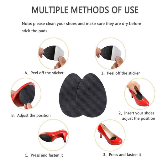 Self Adhesive Anti Slip Grip Sticker For Shoes Sandals Heels (1 Pc)