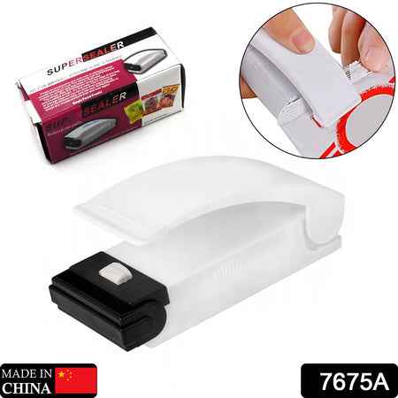 7675a  Multifunctional Household Mini Portable Super Sealer Handy Plastic Bag Sealer Sealing Machine